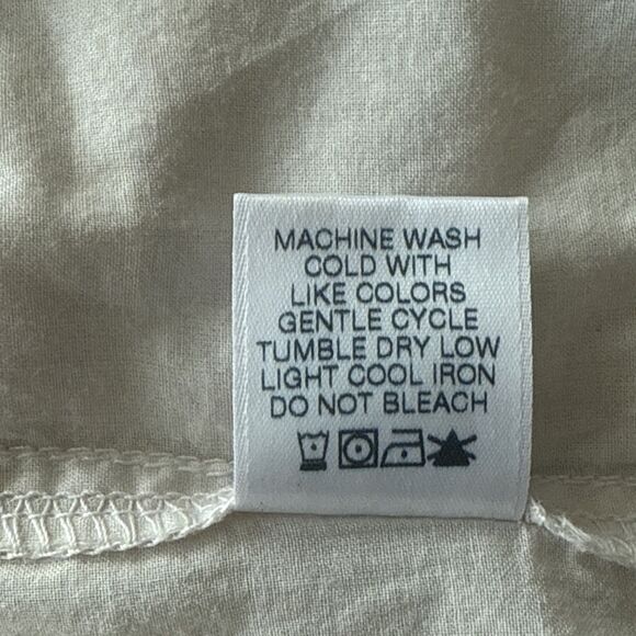 XiRENA Size Small Off White Lightweight Pants Drawstring Pockets Minimalist - Picture 7 of 9